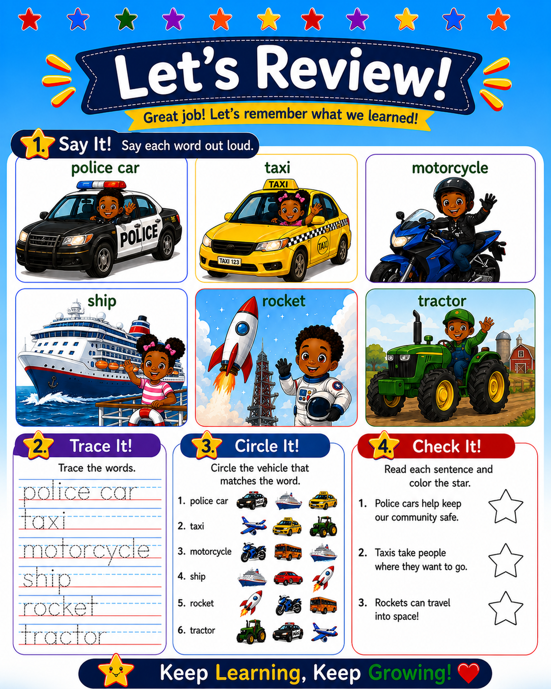 I Can: Learn My Transportation