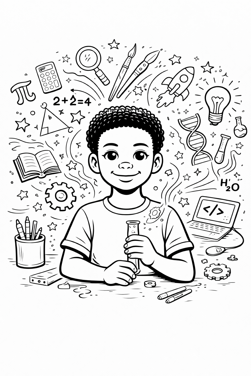 Create. Build. Dream Big. – A STEM & Growth Mindset Activity Book for Kids