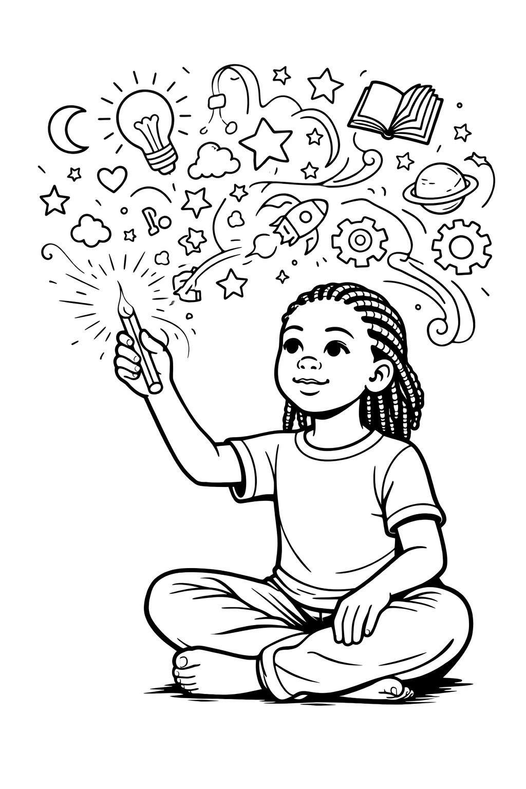 Create. Build. Dream Big. – A STEM & Growth Mindset Activity Book for Kids