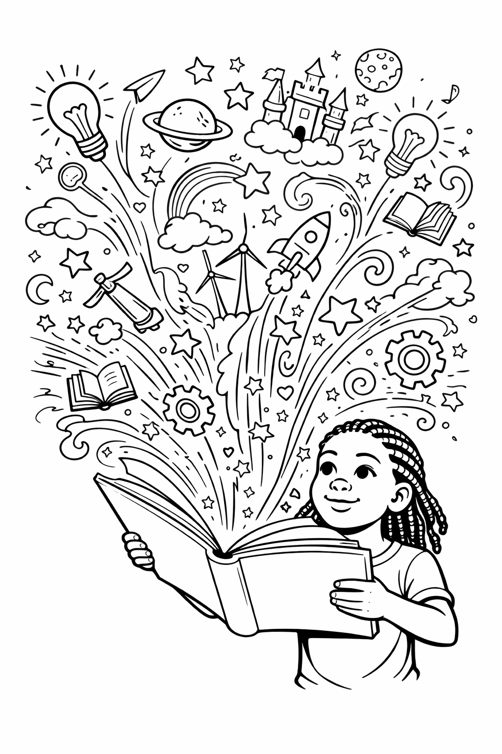 Create. Build. Dream Big. – A STEM & Growth Mindset Activity Book for Kids