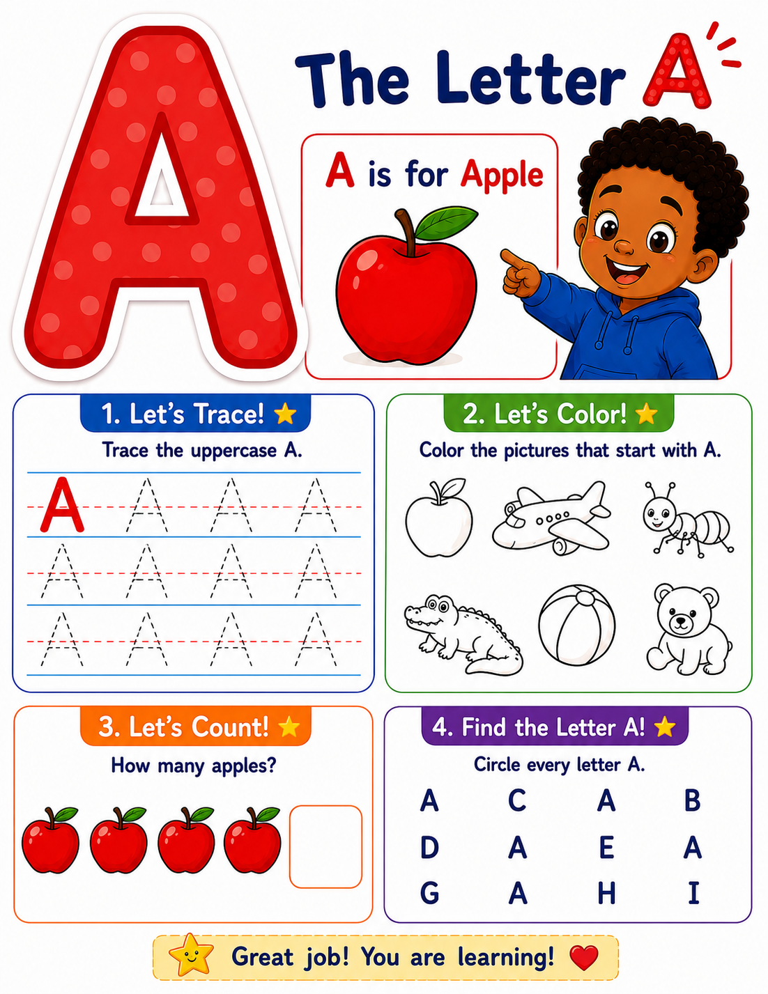 I Can Learn My ABCs A-Z