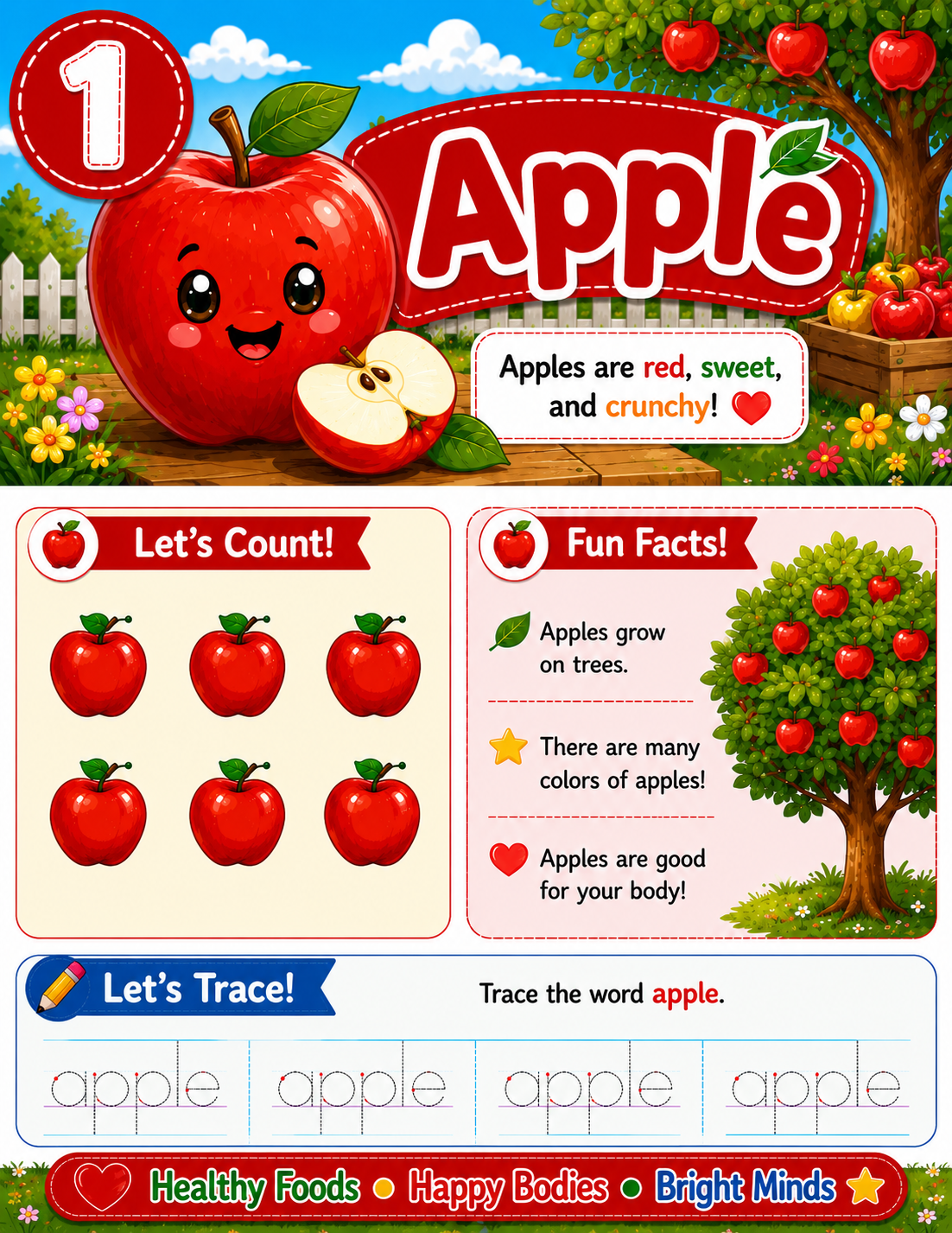 I Can: Learn My Fruits & Veggies