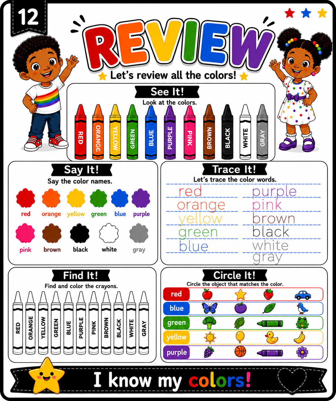 I Can: Learn My Colors