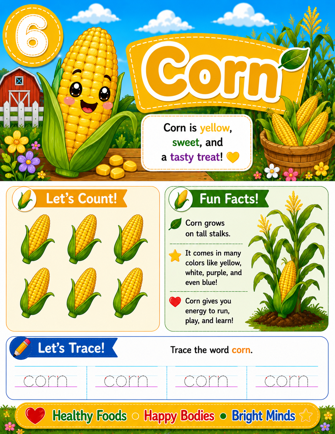 I Can: Learn My Fruits & Veggies
