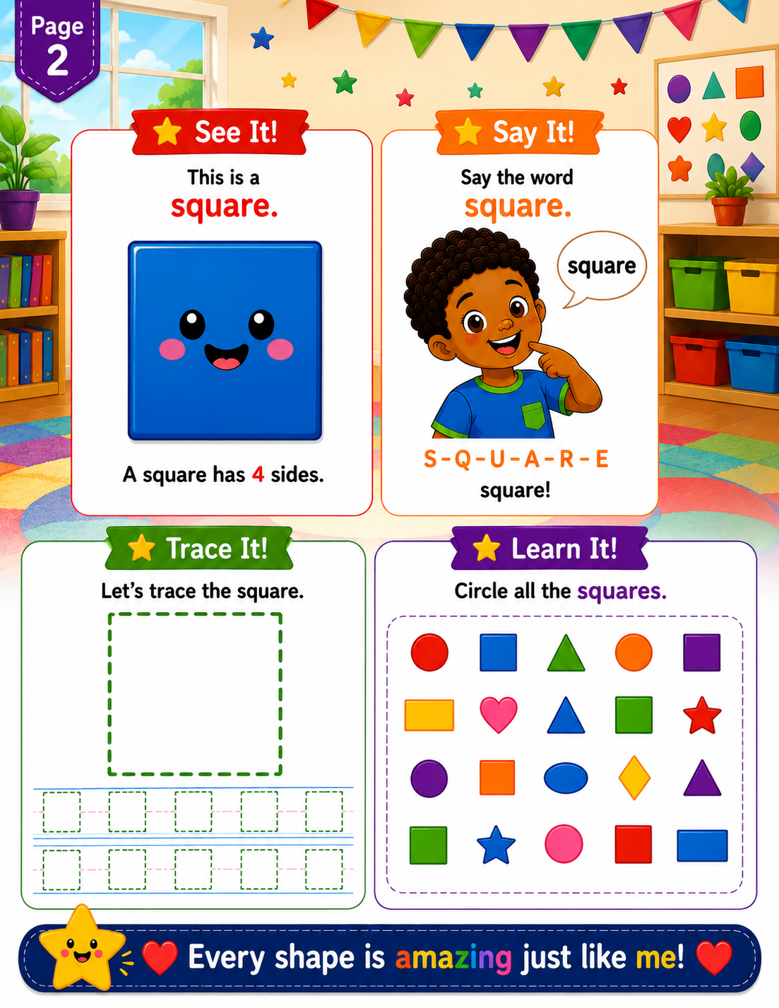 I Can: Learn My Shapes