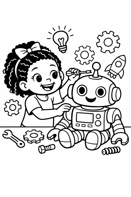 Create. Build. Explore. – A STEM Activity & Coloring Book for Curious Kids