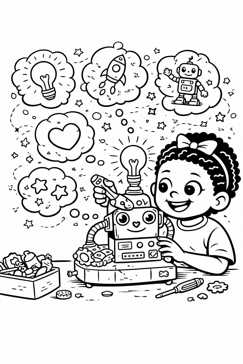 Create. Build. Explore. – A STEM Activity & Coloring Book for Curious Kids