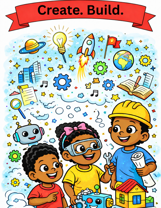Create. Build. Explore. – A STEM Activity & Coloring Book for Curious Kids
