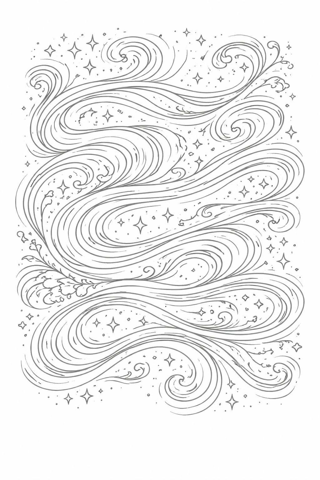 Serene Spirit Coloring Book